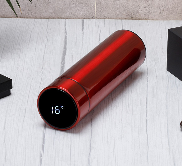 Термокружка з датчиком температури Edenberg EB-644-Red 500 мл червона Киев - изображение 1