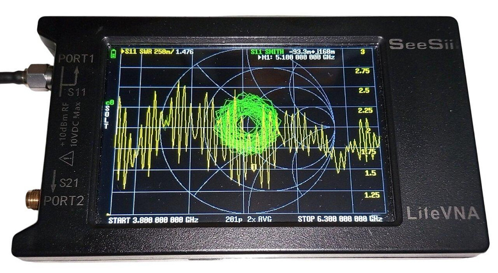 Антенна Yagi 3900-4150/5050-5450/5600-6300 МГц, 16 dBi, до 25 Вт, кабель 1,5 м, RP SMA-male (10989) Дніпро - зображення 4
