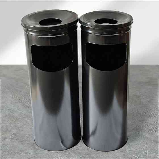 Урна -пепельница,металл окрашенный 15 л черная 0280B Київ