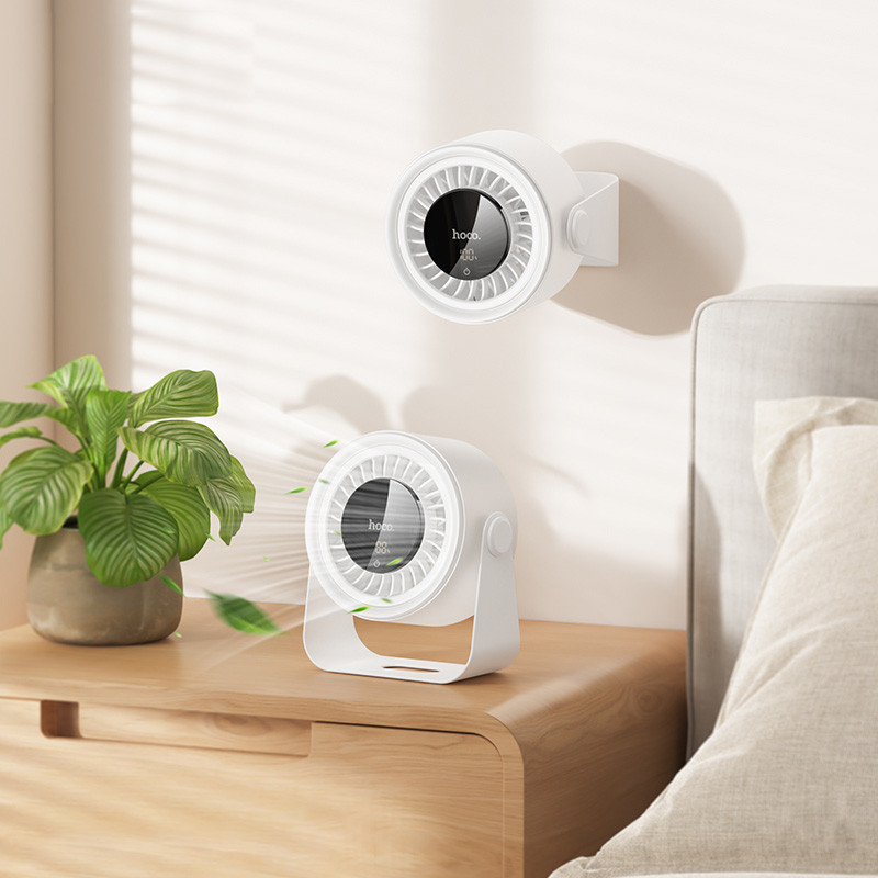 Настольный вентилятор Hoco HX66 desktop circulating fan 3000 mAh Херсон - изображение 8