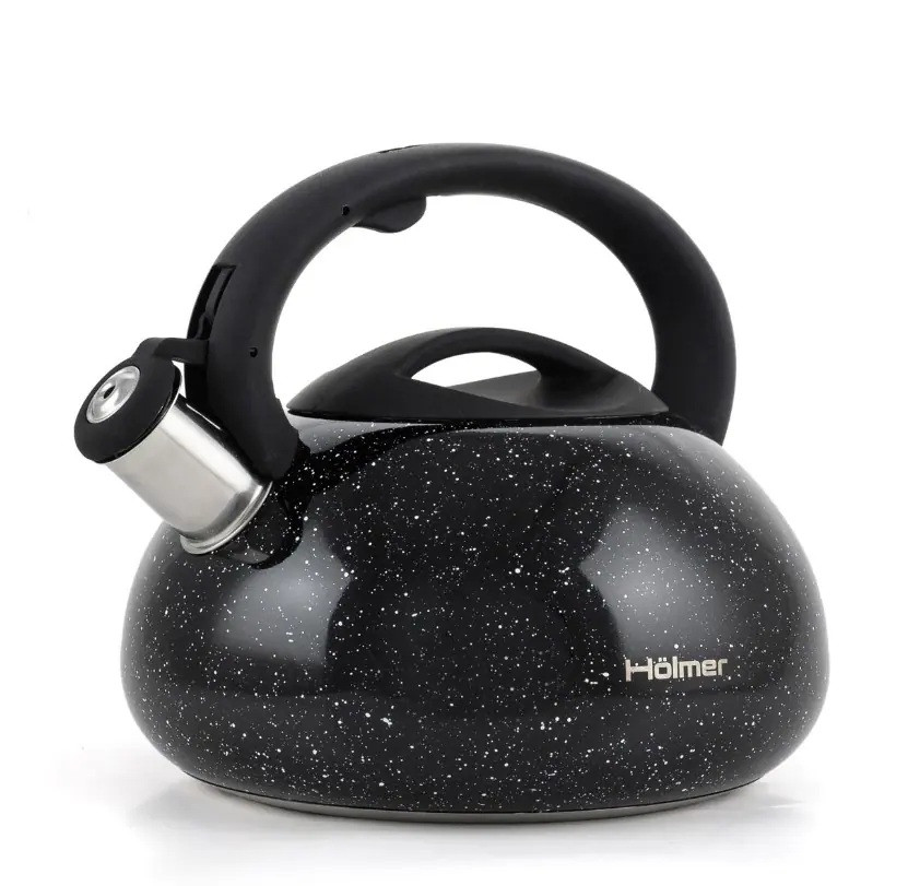 Чайник со свистком Holmer Galaxy WK-3530-BCSMB 3 л черный Киев - изображение 1