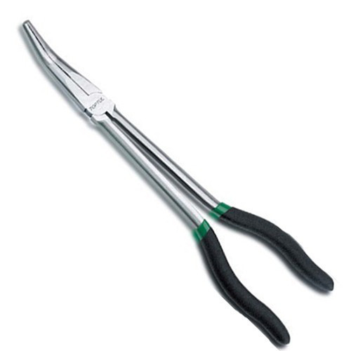 Длинногубцы изогнутые 280мм TOPTUL (угол 45°) DFAH1211 Харьков - изображение 1