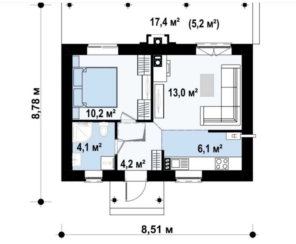 продажа 2-к дом Нетишин, 33000 $  - изображение 10