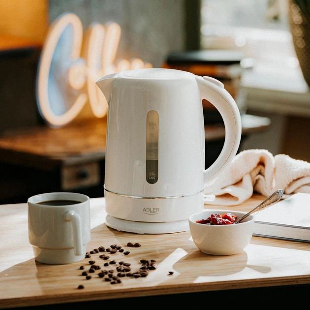 Электрочайник Adler AD 1385 white 1.7 л черный Киев - изображение 1