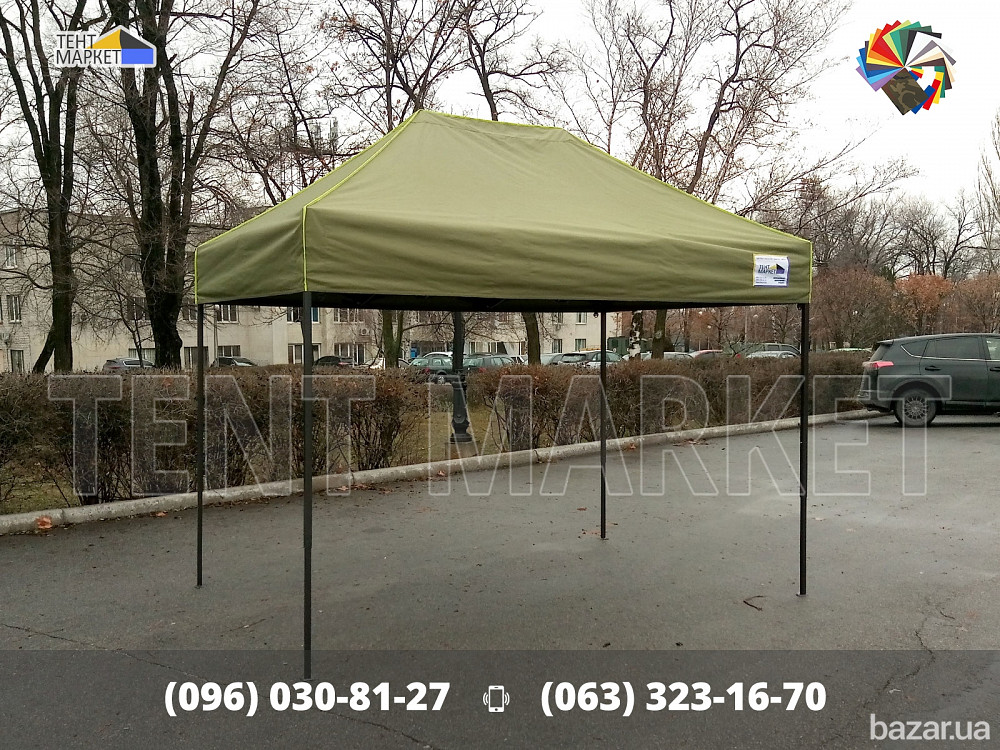 Купол Тент 3х2 запасний брезент на розсувний торговий шатер трансформер Виготовлення Пошиття Продаж Запорожье - изображение 4