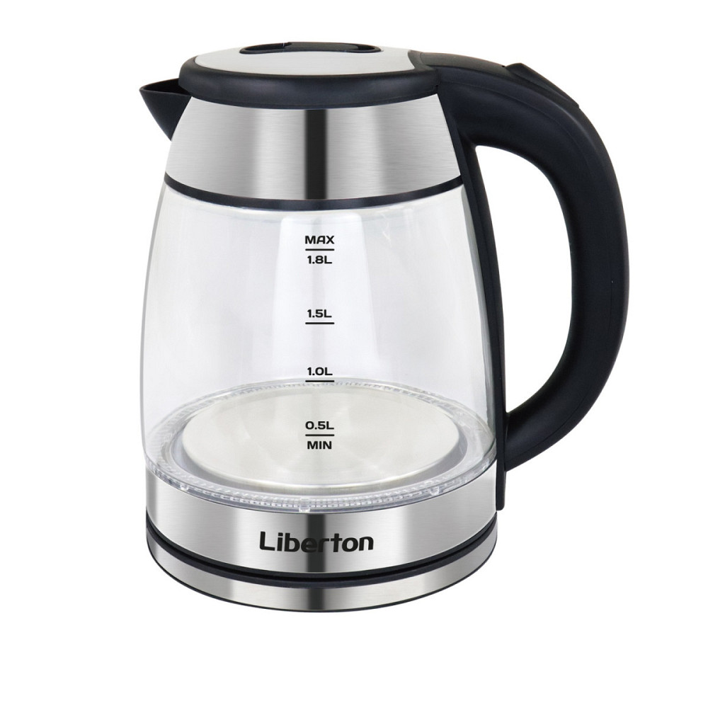 Электрочайник Liberton LEK-6833 1.8 л черный Київ - зображення 1
