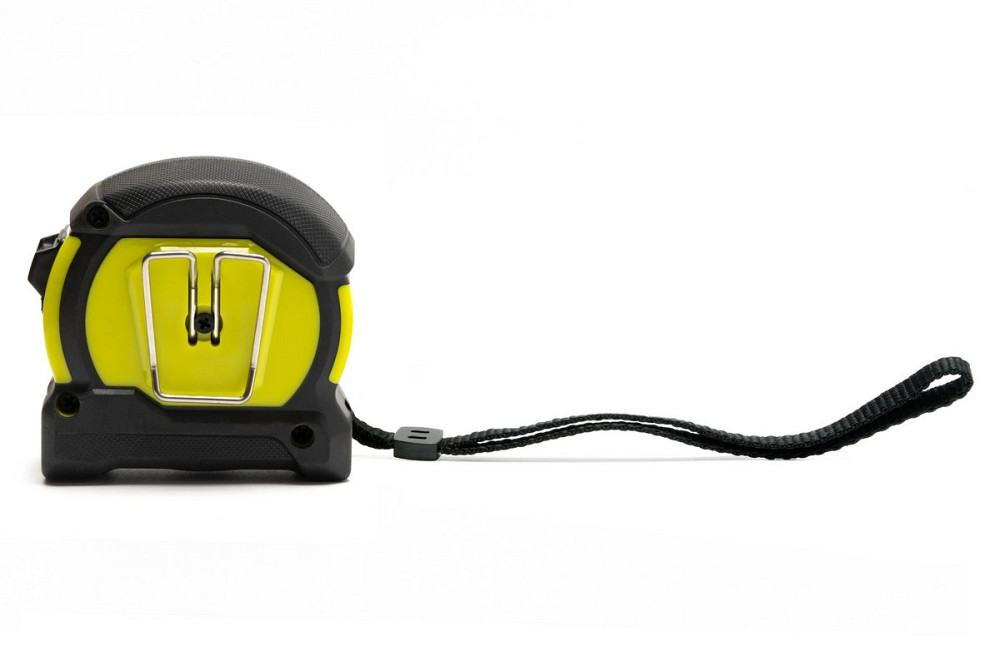 Рулетка WERTVOLL 5 м х 19 мм с магнитами фиксатор полотна покрытие TPR нейлоновое покрытие MS-2519 Харків - зображення 3