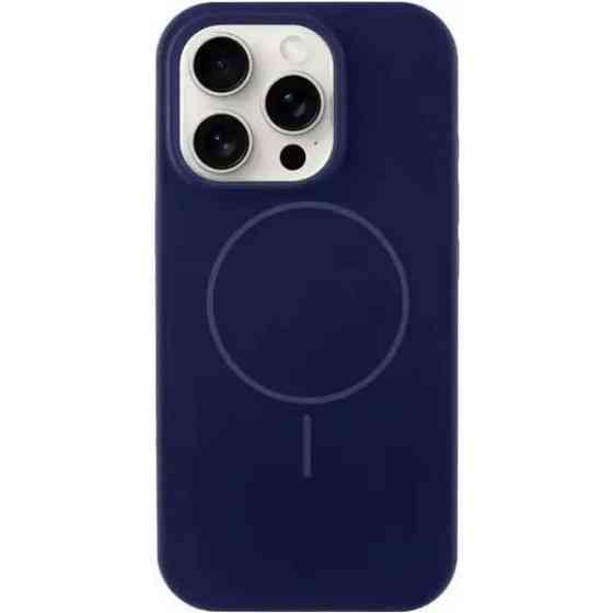 Чохол DM Silicone with MagSafe для iPhone 12 Midnight Blue Харків