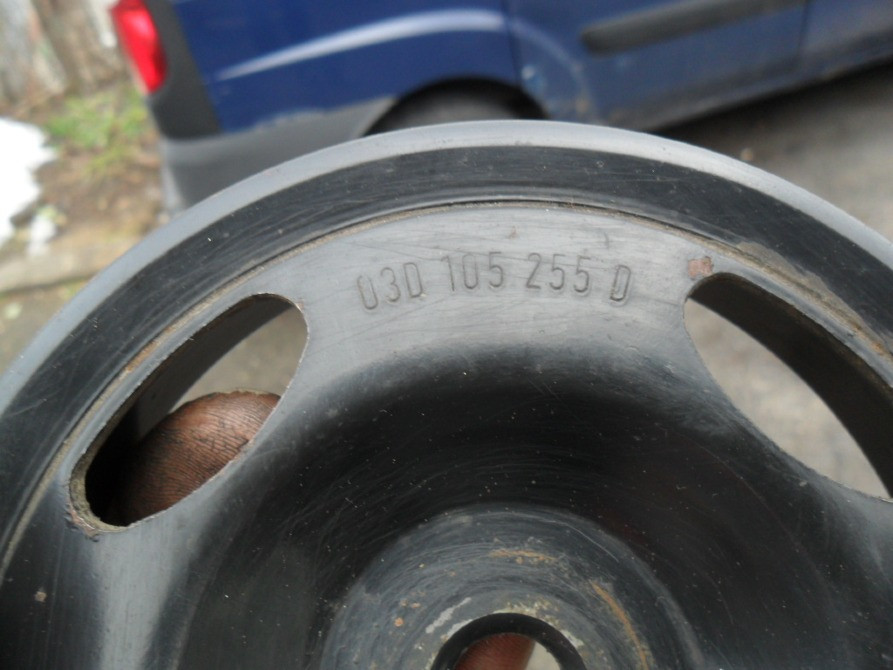 VAG 03D105255D, Шків колінвала VW, Skoda, Audi оригінал Винница - изображение 1