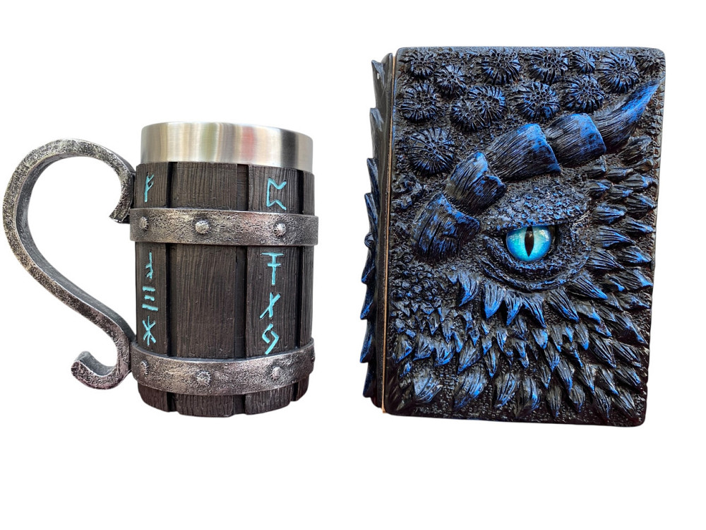 Подарочный набор Кухоль 3 Скандинавские Руны и Блокнот 3 «Книга теней и Глубин» Київ - зображення 1