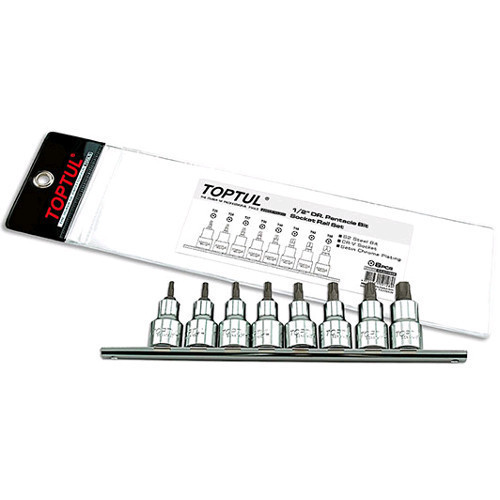Набор головки с насадкой пятигранные с отверстием TOPTUL 1/2" TORX T20-T55 8ед. GAAG0806 Харьков - изображение 1