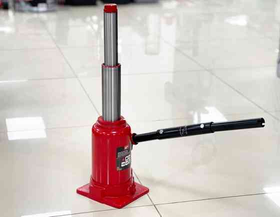 Домкрат низкий столбчатый бутылочный двухступенчатый 6 т 215–485 мм TORIN TF0602 Харьков