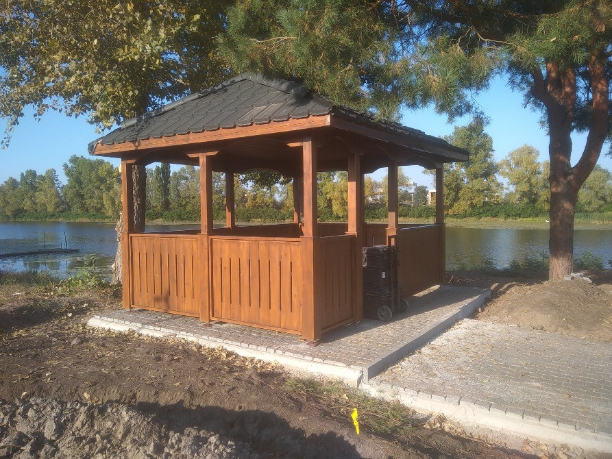 Альтанка дачна. Деревянная беседка. Альтанка под заказ Киев - изображение 1