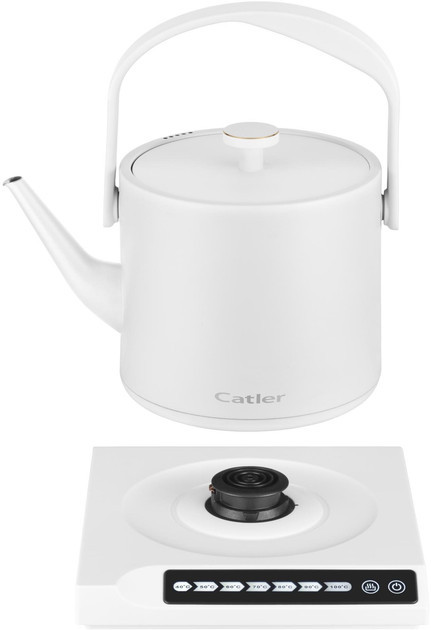 Электрочайник Catler BM500Charlotta 0.6 л белый Київ - зображення 4