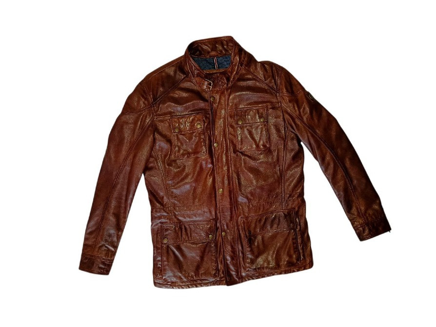 Куртка чоловіча шкіряна Milestone Київ - зображення 1