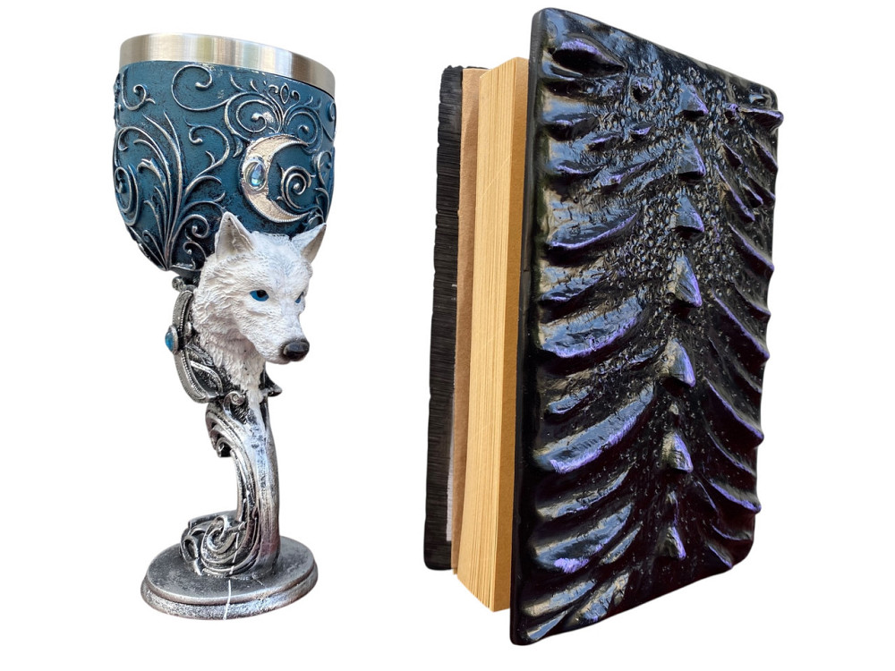 Подарочный набор Бокал 3 Волк и Блокнот 3 «Око Иллюзий» Київ - зображення 2