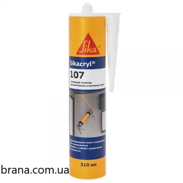 Sikacryl®-107 однокомпонентний універсальний акриловий герметик Вишневе - зображення 1