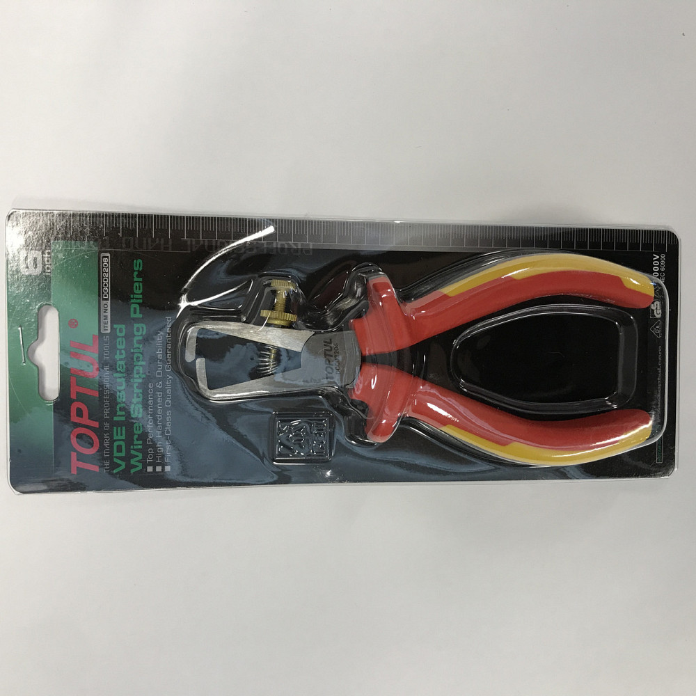 Клещи для зачистки изоляции 6" 1000V VDE TOPTUL DGCD2206 Харків - зображення 2