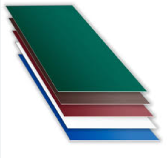 Оцинкований лист коричневого цвета 0.2 мм РАЛ 8017, Порезка на полосы. Київ