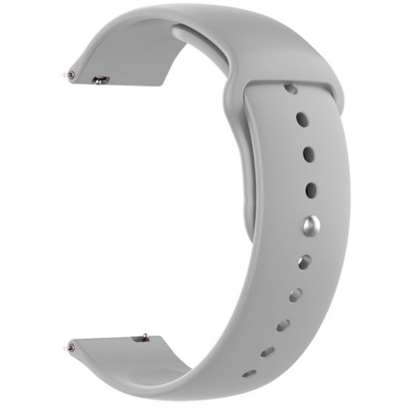 Ремінець ArmorStandart Silicone Watch Strap 22mm Light Grey (ARM80664) Харків - зображення 2