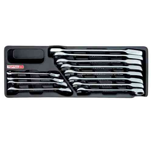 Набор ключей комбинированных с трещоткой 8-19мм 12ед. (в ложементе) TOPTUL GAAT1205 Харків
