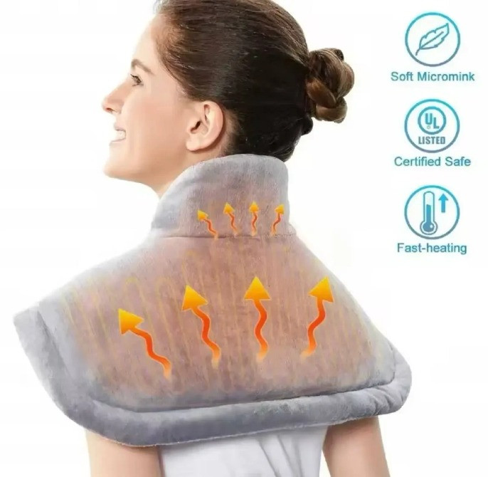 Электрогрелка для спины и шеи Heating Pad Электрическая грелка против боли в спине и шеи Одеса - зображення 1