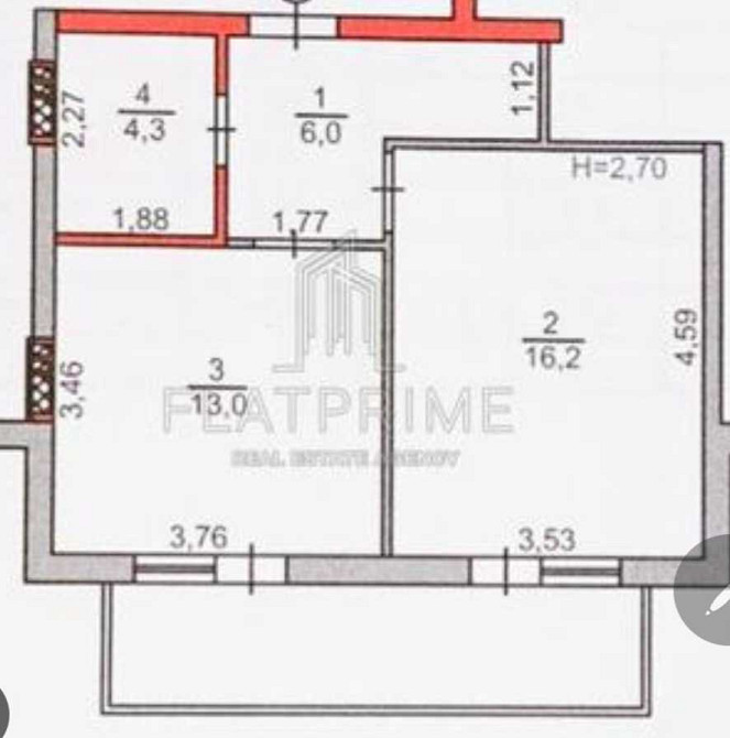 продажа 1-к квартира Киев, Голосеевский, 95000 $ Київ - зображення 9