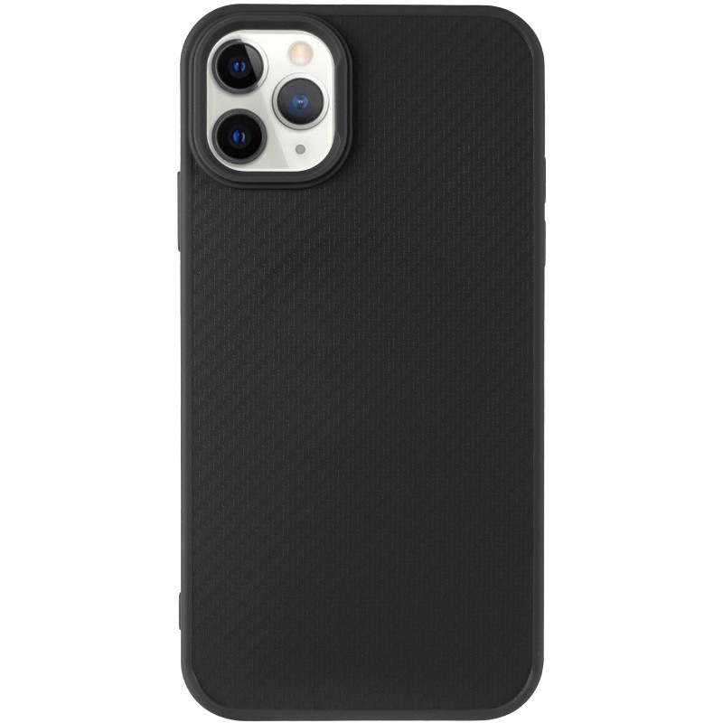 TPU чехол Carbon Protective with Magsafe для Apple iPhone 11 Pro Max (6.5") Херсон - зображення 3