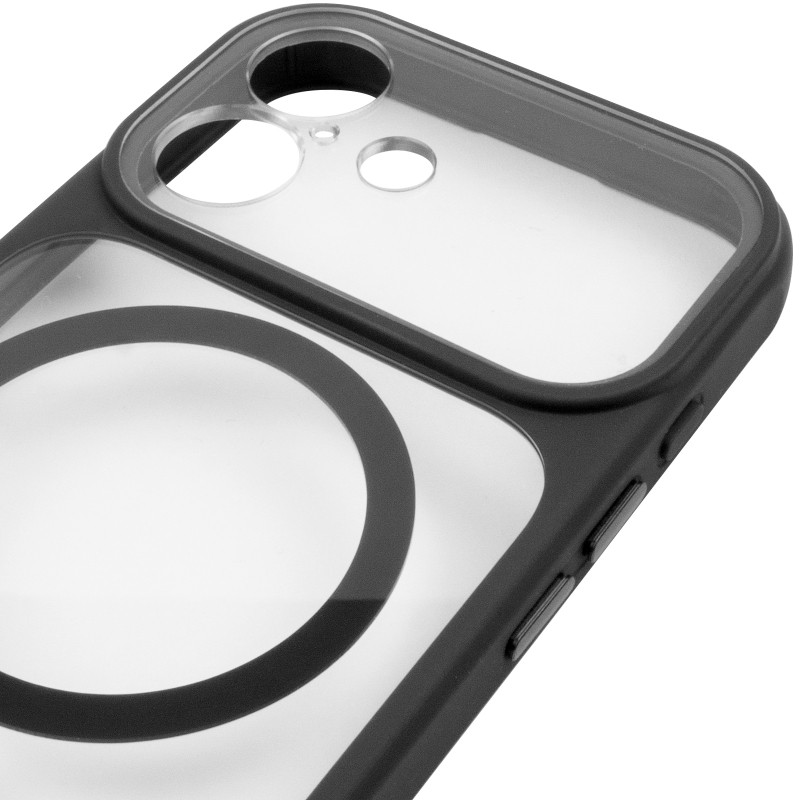 Чехол TPU+PC GETMAN Moon Clear with MagSafe для Apple iPhone 16 (6.1") Херсон - зображення 7