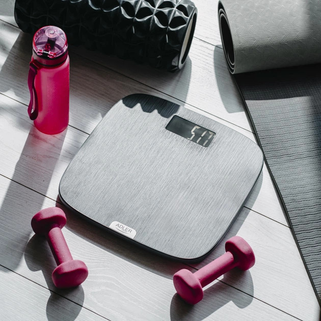 Весы напольные Adler AD 8192 180 кг серые Киев - изображение 7