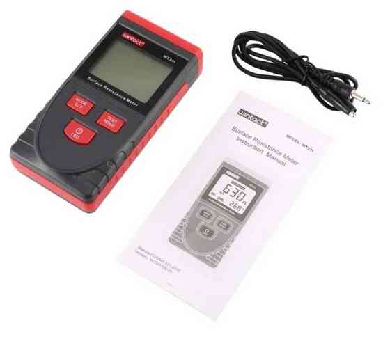 Тестер сопротивления поверхности (100Ω ~1000ГΩ) WINTACT WT311 Харків