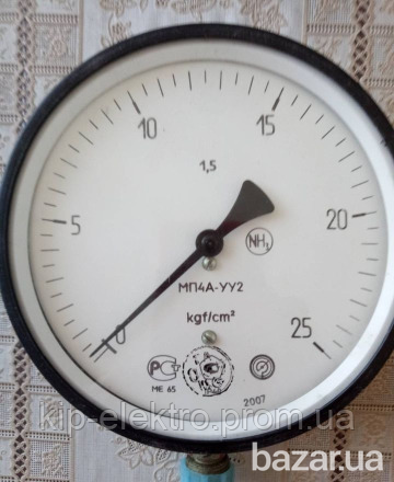 Манометр аммиачный МП4А-У (NH3) (МП4-АУ, МП-4АУ, МП4-Ау, МП-4Ау, МП4А-у) Киев - изображение 1