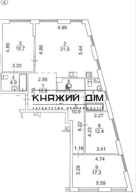 Оренда офісного приміщення 112 м#178; у ЖК «Славутич 2» – створіть офіс своєї мрії! код:1419377 Киев - изображение 3