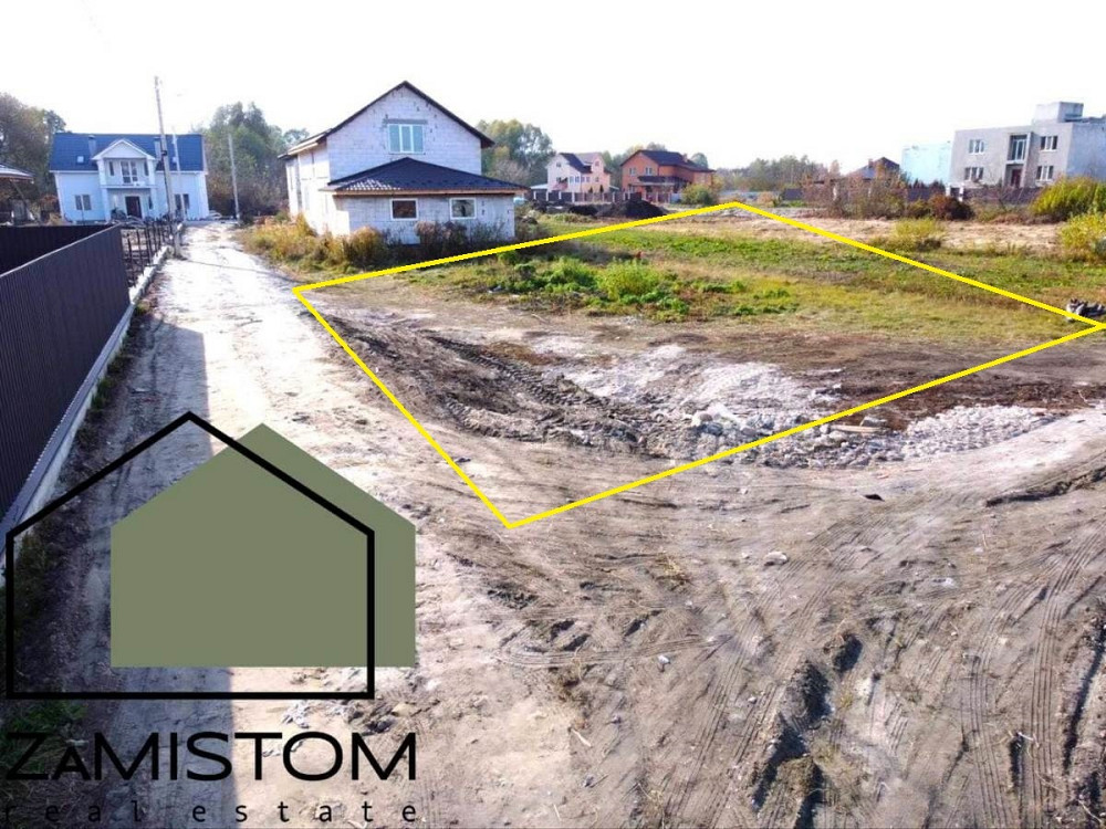 Продам ділянку 4,28 соток. До асфальту 40 метрів. Ділянка квадратної форми, є сусіди, підсипати непо Бориспіль - зображення 1