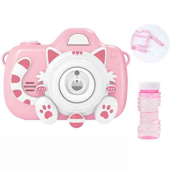 Фотокамера-генератор мыльных пузырей 1001 Kitty Children's camera Херсон