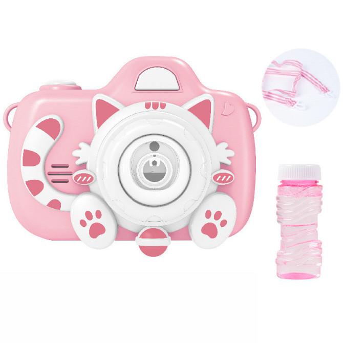Фотокамера-генератор мыльных пузырей 1001 Kitty Children's camera Херсон - изображение 2
