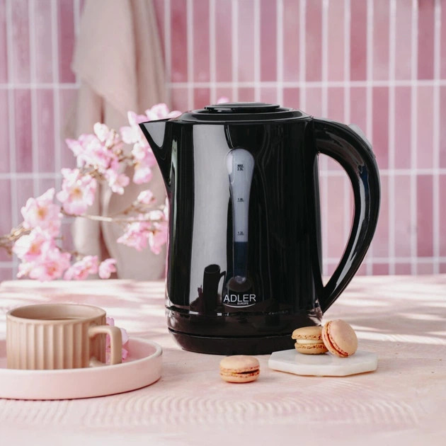 Электрочайник Adler AD 1244 black 2.5 л черный Київ - зображення 8