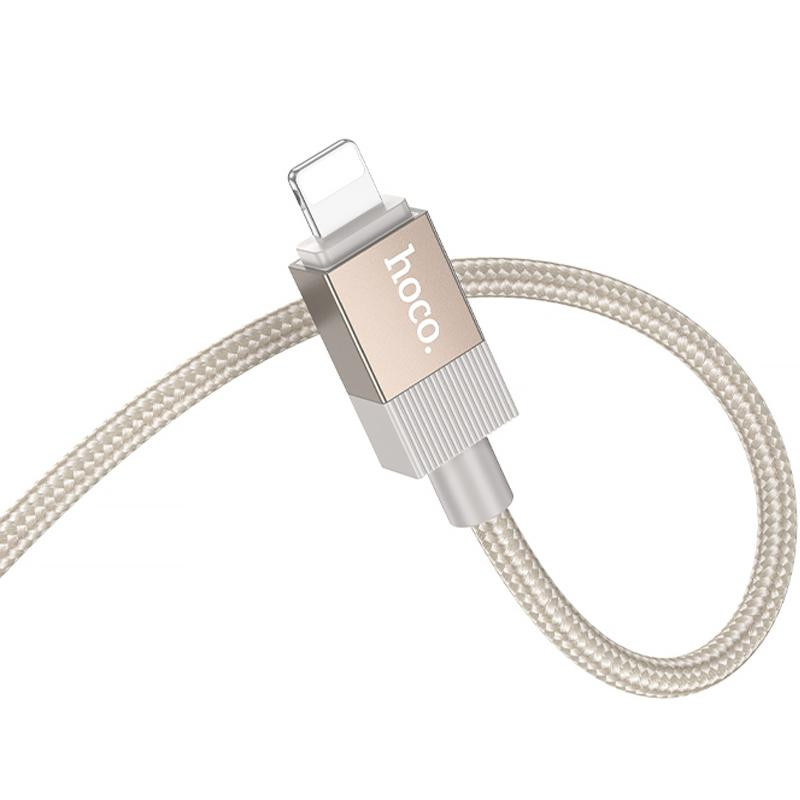 Аудио кабель Aux Hoco UPA32A Clever digital (Lightning to AUX 3.5mm) (1m) Херсон - зображення 4
