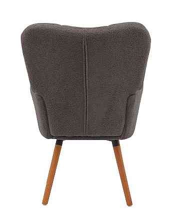 Крісло Флор тканина сіра букле тедді Дніпро