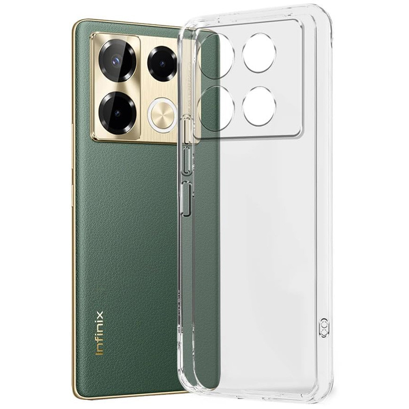 TPU чехол Epic Transparent 1,5mm Full Camera для Infinix Note 40 Pro 4G Херсон - изображение 1