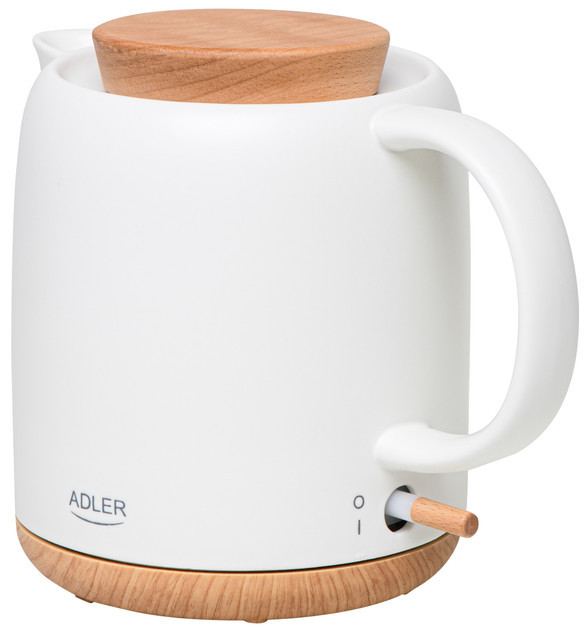 Электрочайник Adler AD 1304 1 л белый Київ - зображення 6
