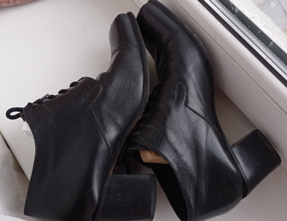 Туфли ботинки ботильоны демисезон утеплённые Кожа Италия р. 40 Київ - зображення 4