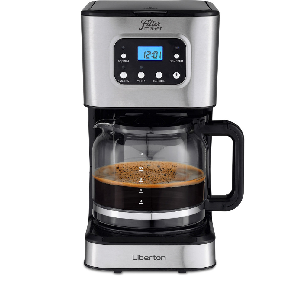 Кофеварка капельная Liberton LCM-2202 950 Вт черный Київ - зображення 1