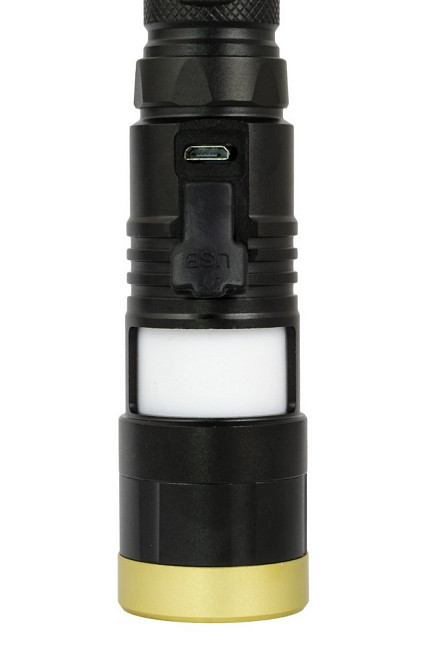 Фонарь магнитный WERTVOLL 8 режимов LED+WHITE/RED/BLUE IP44 Li-ion 2000 mAh/t 7000 K/300 lum AL 157х Харків - зображення 3