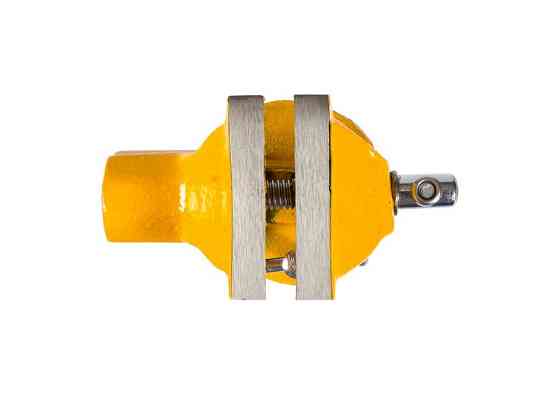 Тиски слесарные поворотные MASTERTOOL 50 мм крепления на струбцине 07-0201 Харьков