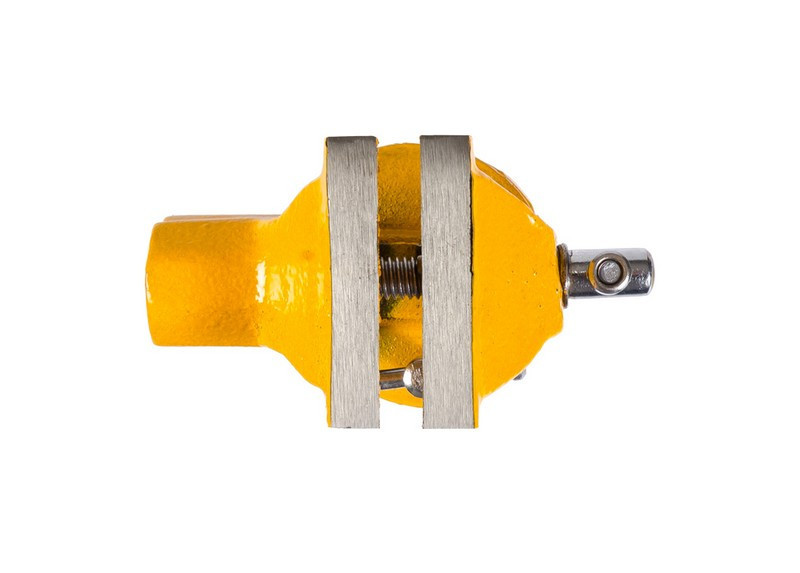 Тиски слесарные поворотные MASTERTOOL 50 мм крепления на струбцине 07-0201 Харьков - изображение 2