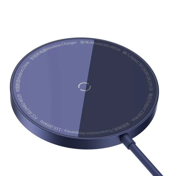 БЗП Baseus Simple Mini3 Magnetic Wireless Charger 15W Purple (CCJJ040205) (Код товару:40971) Харків - зображення 2