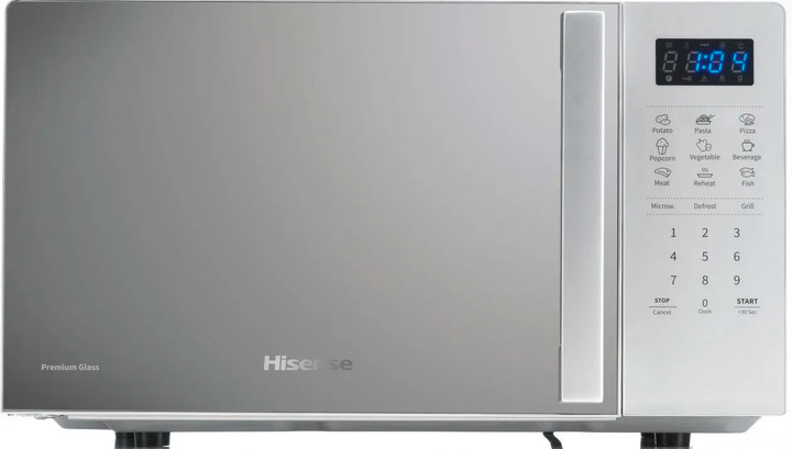 Микроволновая печь с грилем Hisense H20MOMS4HG 1100 Вт серебристая Київ - зображення 1