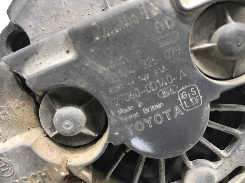 Генератор Toyota Avensis T25 1.8 БЕНЗИН 1ZZFE 2002 (б/у) Киев - изображение 6