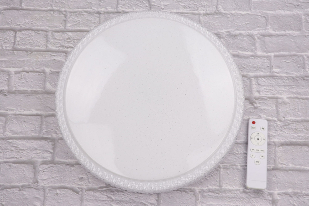 Світильник стельовий LED з пультом W71139B/400 Білий 6х39х39 см. Киев - изображение 1